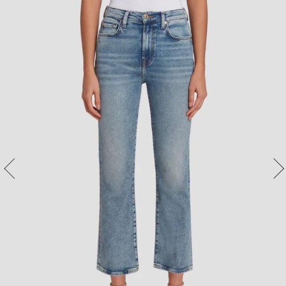 NWT! For all 7 Mankind LUXE VINTAGE HIGH WAIST SLIM KICK - Picture 2 of 6